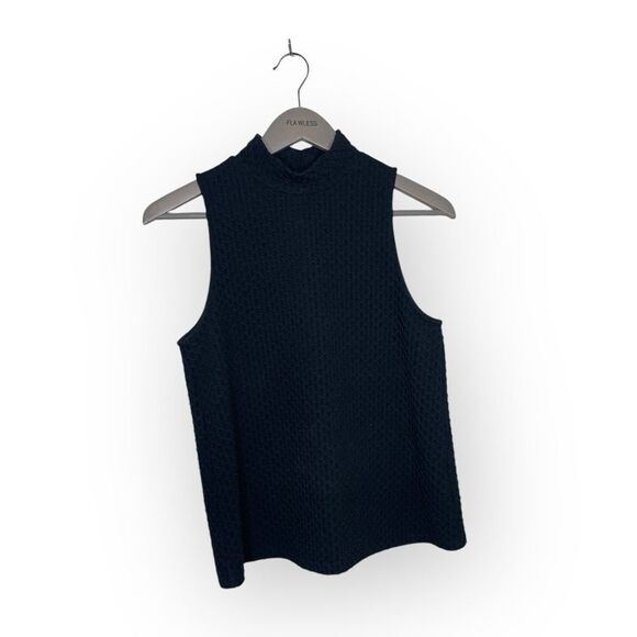 Anthropologie Eri + Ali Overture Black Button Back Tank Top Blouse Small - Picture 4 of 7